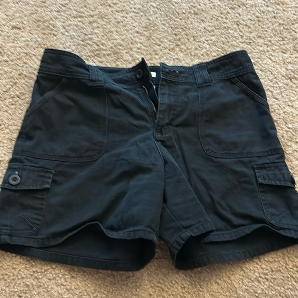 Black Lee Cargo Shorts